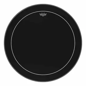 3700605 HAL LEONARD Bass Pinstripe Ebony Remo Drum Heads