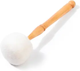 Lrg-drm-stk-wt HIMALAYAN BAZAAR Drum Mallet Wool Felted Stick