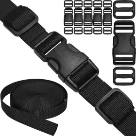 HSTBSW200612 HISUNTEC Straps Buckles Set Yard Webbing