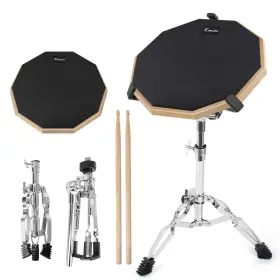 941478428801 HORSE Drum Pad Double Exercise Drumming Set Kit