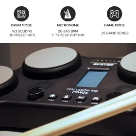 192480000325 HXW Tabletop Electric Drum Set Percussion #2