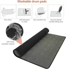 B069-DRUM IBVIVIC Pad Mat Slip Carpet Tightly #3