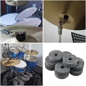 FDCFPW-40-GR10 JJHXSM Frame Drum Cymbal Felt Pad Washer Set #3
