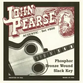 633687108013 JOHN PEARSE Tuning Strings Slack Key Guitar Set