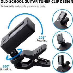 MANUFACTURER-JOYO-0JT01-0010 JOYO Guitar Tuner Clip Digital #2