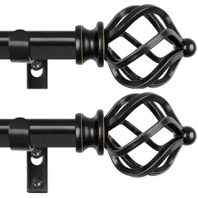 TW-010310520-US-F1 KAMANINA Pack Curtain Rods Curt