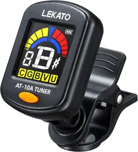 3289 LEKATO Guitar Tuner Rechargeable Clip Acoustic