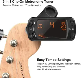 793811852851 LEKATO Guitar Tuner Clip Metronome Tone #2