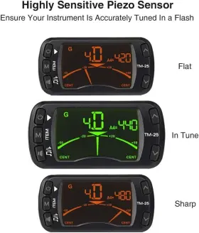 793811852851 LEKATO Guitar Tuner Clip Metronome Tone #3