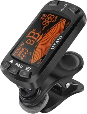 793811852851 LEKATO Guitar Tuner Clip Metronome Tone