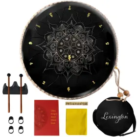 TGD-1213A-BK-V LEXINGTON Steel Tongue Drum Lotus Kit