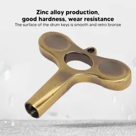 LUQEEGA16SGEY07N8428 LUQEEG Drum Key Jazz Tuning Zinc Alloy #2