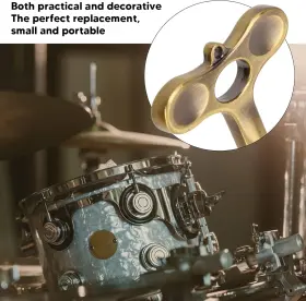 LUQEEGA16SGEY07N8428 LUQEEG Drum Key Jazz Tuning Zinc Alloy #3