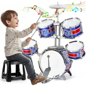 586-402 M-SANMERSEN Drum Set Toddlers Kids Stool 586-402 M-SANMERSEN Drum Set Toddlers Kids Stool