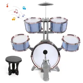 9123 M-SANMERSEN Kids Jazz Drum Set Stool Mu Kit 9123 M-SANMERSEN Kids Jazz Drum Set Stool Mu Kit