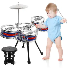WJ-YCY-8662-RD-M M-SANMERSEN Kids Drum Set Toddlers Jazz Musi