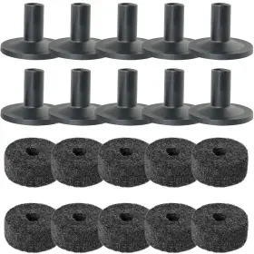 CSFWSSDA-10S MEETOOT Cymbal Stand Felt Washer Drum Sleeve Kit
