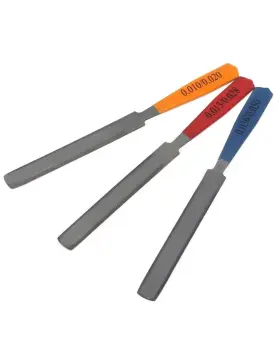 NF-001 METALLOR Guitar Nut File Set Double Edge Slotting