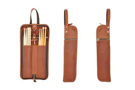 Mg Leather Work 728488502044 Handmade Drumstick Bag With A Drum Key Holder Genuine Stick Hol Mg Leather Work 728488502044 Handmade Drumstick Bag With A Drum Key Holder Genuine Stick Hol