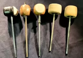 641652022011 MIXED BRANDS LUDWIG Bass Drum Beaters Natural