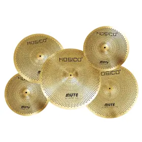 Mo-g-se MOSICO Volume Cymbal Pack Golden Mute Hat Ride