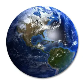 PP-PING-GK05 MOUSE PADS Earth Round Pad