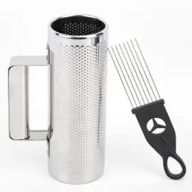 Mowind Mw007-2 Metal Guiro Stainless Steel Hand Percussion Musical Instruments With Scraper