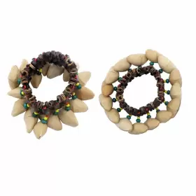 MW022-2 MOWIND African Tribal Bracelet Dora Nut Handbell Ac #2