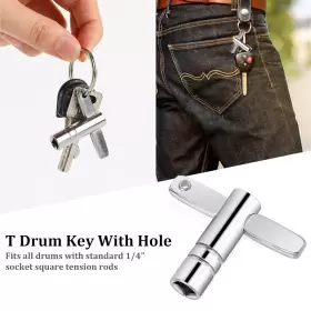 445002166171 MOZEAT LENS Steel Drum Key Tuner Keychain Pack #3