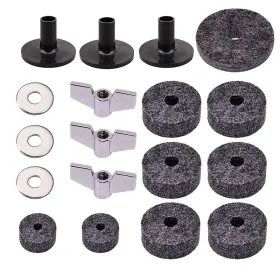 Natefemin Nurd422200000 18pcs Cymbal Part Accessories Stand Hi Hat Felt Wing Nut For Drum Set Us