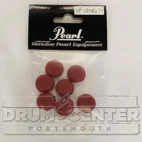 NP283RV-7 PEARL Traction Grip Dots Redline Pedals