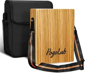 M02235 POGOLAB Travel Cajon Drum Tone Wooden
