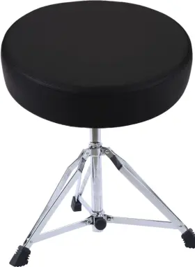 PSEATDRM28 PYLE Drum Throne Stool Double Braced Tripod Legs