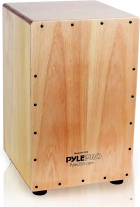 PCJD18 PYLE Cajon Wooden Percussion Box