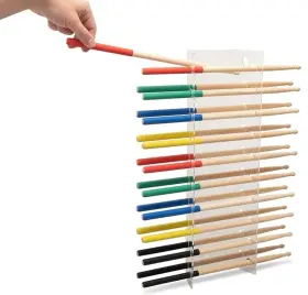 Qidaco Creek Drmh-qc-3 Acrylic Drumstick Holder Rack Stand Display For 10 Pairs Universal Fit