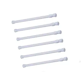 754429000119 QINNSOU Cupboard Bars Rods Pack Spring Tensions