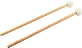 QS32170 QWORK Timpani Stick Maple Handle Wool Felt Head Drum #3 QS32170 QWORK Timpani Stick Maple Handle Wool Felt Head Drum #3