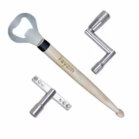 653854635494 RAYZM Standard Drum Key Motion Drumstick Beer