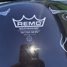 3701062 REMO Bass Powerstroke Fttattoo Serpentrose Blackft #2