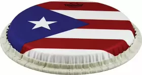 M71175S6SD008 REMO Conga Drumhead Tucked Skyndeep Rican Flag #2