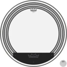 Remo Pw132400 Bass Powersonic Clear 24 Inch Diameter