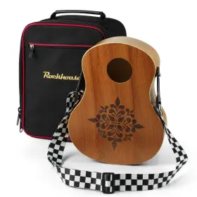RCJ-1 ROCKHOUSE Travel Cajon Drum Box Wooden Beat Natural RCJ-1 ROCKHOUSE Travel Cajon Drum Box Wooden Beat Natural