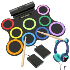 782917761501 ROCKSOCKI Electric Drum Set Headphone Bigger Up 782917761501 ROCKSOCKI Electric Drum Set Headphone Bigger Up