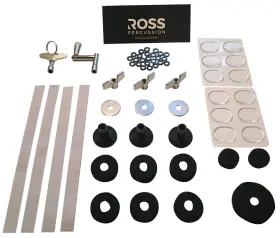 QK-97 ROSS DRUMHEADS Drummer Survival Deluxe Pack Drum Kit