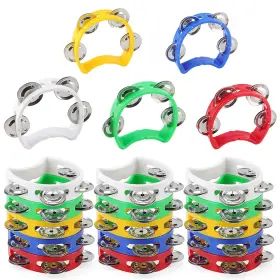 758226752592 SENJEOK Pack Percussion Tambourine Half Moon