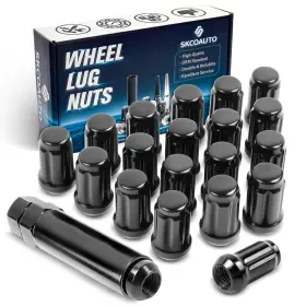 SY-N042-12X1.5-BK SKCOAUTO Lug Nuts Cone Seat Spline Socket