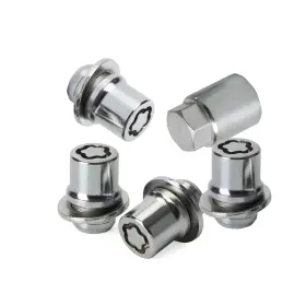 LIMLS2602SI-5PC SLIMI Wheel Lock Lug Anti Theft Nut Set Met