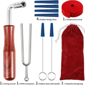 631924517598 SOUND HARBOR Piano Tuning Hammer Rubber Mutes #2