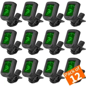 Sound Harbor Tuner-sh03 Guitar Tuner Clip On For Bass Ukulele Violin Banjo 12 Pack Sound Harbor Tuner-sh03 Guitar Tuner Clip On For Bass Ukulele Violin Banjo 12 Pack