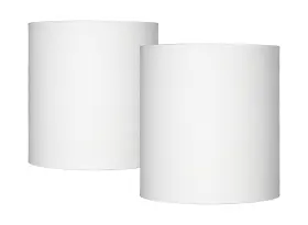 8M865 SPRINGCREST Set Hardback Tall Drum Lamp Shades Top